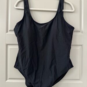 No Boundaries Charcoal One-Piece Swimsuit